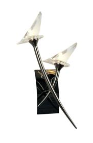 Flavia Black Chrome Wall Lights Mantra Armed Wall Lights Flavia Black Chrome Wall Lights Mantra Armed Wall Lights